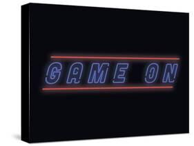 Neon - Game On-Otto Gibb-Stretched Canvas