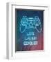 Neon Gamer II Red-Mary Urban-Framed Art Print