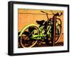 Neon Green Bike-Jody Miller-Framed Photographic Print