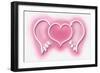 Neon Heart Wings PW-Hailey Carr-Framed Art Print