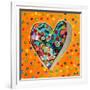 Neon Hearts of Love IV-Patricia Pinto-Framed Art Print