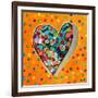 Neon Hearts of Love IV-Patricia Pinto-Framed Art Print