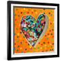 Neon Hearts of Love IV-Patricia Pinto-Framed Art Print