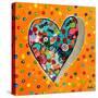 Neon Hearts of Love IV-Patricia Pinto-Stretched Canvas