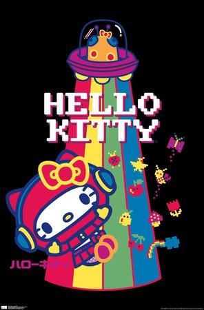 Hello Kitty - Pop Art Wall Poster, 22.375 x 34 Framed 