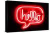 Neon Hello RB-Hailey Carr-Stretched Canvas