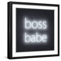 Neon Inspo II-Victoria Borges-Framed Art Print