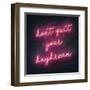 Neon Inspo III-Victoria Borges-Framed Art Print