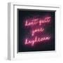 Neon Inspo III-Victoria Borges-Framed Art Print