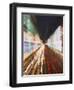 Neon Lights and Traffic Light Trails, Taichung, Taiwan-Ian Trower-Framed Photographic Print