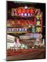 Neon Lights at Night on Nathan Road, Tsim Sha Tsui, Kowloon, Hong Kong, China, Asia-Gavin Hellier-Mounted Photographic Print