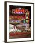 Neon Lights at Night on Nathan Road, Tsim Sha Tsui, Kowloon, Hong Kong, China, Asia-Gavin Hellier-Framed Photographic Print