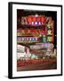 Neon Lights at Night on Nathan Road, Tsim Sha Tsui, Kowloon, Hong Kong, China, Asia-Gavin Hellier-Framed Photographic Print