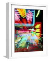 Neon Lights in Jordan and Mong Kok District, Hong Kong, China-Russell Gordon-Framed Photographic Print