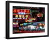 Neon Lights in Jordan and Mong Kok District, Hong Kong, China-Russell Gordon-Framed Photographic Print