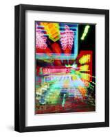 Neon Lights in Jordan and Mong Kok District, Hong Kong, China-Russell Gordon-Framed Premium Photographic Print