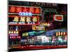 Neon Lights in Jordan and Mong Kok District, Hong Kong, China-Russell Gordon-Mounted Photographic Print