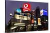 Neon Lights of Ginza at Night, Ginza, Tokyo, Honshu, Japan-Gavin Hellier-Stretched Canvas