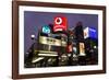 Neon Lights of Ginza at Night, Ginza, Tokyo, Honshu, Japan-Gavin Hellier-Framed Photographic Print