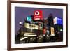 Neon Lights of Ginza at Night, Ginza, Tokyo, Honshu, Japan-Gavin Hellier-Framed Photographic Print