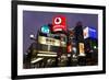 Neon Lights of Ginza at Night, Ginza, Tokyo, Honshu, Japan-Gavin Hellier-Framed Photographic Print