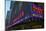 Neon lights of Radio City Music Hall at Rockefeller Center, New York City, New York-null-Mounted Photographic Print