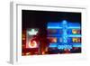 Neon Lights Of South Beach-George Oze-Framed Premium Photographic Print