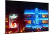 Neon Lights Of South Beach-George Oze-Mounted Photographic Print