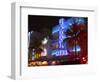 Neon Lights of the Art Deco District,  Miami-George Oze-Framed Photographic Print