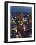 Neon Lights of the The Strip at Night, Las Vegas, Nevada, United States of America, North America-Kober Christian-Framed Photographic Print