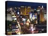 Neon Lights of the The Strip at Night, Las Vegas, Nevada, United States of America, North America-Kober Christian-Stretched Canvas