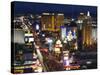 Neon Lights of the The Strip at Night, Las Vegas, Nevada, United States of America, North America-Kober Christian-Stretched Canvas