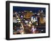 Neon Lights of the The Strip at Night, Las Vegas, Nevada, United States of America, North America-Kober Christian-Framed Photographic Print