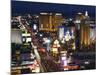 Neon Lights of the The Strip at Night, Las Vegas, Nevada, United States of America, North America-Kober Christian-Mounted Photographic Print