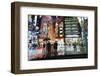 Neon Lights on a Rainy Evening, Shinjuku, Tokyo, Honshu, Japan, Asia-Gavin Hellier-Framed Photographic Print