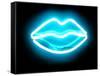 Neon Lips AB-Hailey Carr-Framed Stretched Canvas