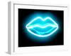 Neon Lips AB-Hailey Carr-Framed Art Print