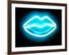 Neon Lips AB-Hailey Carr-Framed Art Print