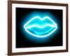 Neon Lips AB-Hailey Carr-Framed Art Print