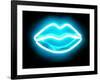 Neon Lips AB-Hailey Carr-Framed Art Print