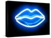 Neon Lips BB-Hailey Carr-Stretched Canvas