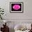 Neon Lips PB-Hailey Carr-Framed Art Print displayed on a wall