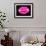 Neon Lips PB-Hailey Carr-Framed Art Print displayed on a wall