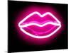 Neon Lips PB-Hailey Carr-Mounted Art Print