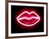 Neon Lips RB-Hailey Carr-Framed Art Print