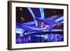 Neon-Lit Highway Interchange-null-Framed Photographic Print