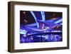 Neon-Lit Highway Interchange-null-Framed Photographic Print