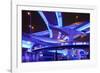 Neon-Lit Highway Interchange-null-Framed Photographic Print