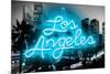 Neon Los Angeles AB-Hailey Carr-Mounted Art Print