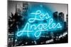 Neon Los Angeles AB-Hailey Carr-Mounted Art Print